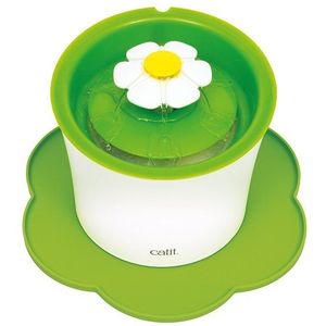 Catit - Drinkfontein - Kat - Ca 2.0 Placemat Bloem 30x30x1cm Groen - 1st