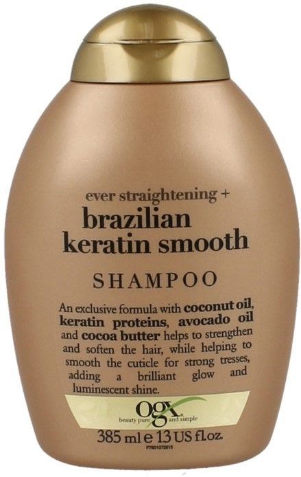OGX - Brazilian Keratin Smooth - Shampoo - 385 ml
