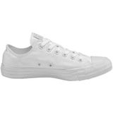 Chuck Taylor All Star Mono Canvas Ox CONVERSE. Canvas materiaal. Maten 38. Wit kleur