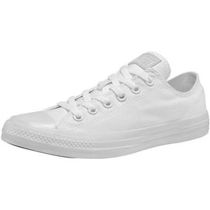 Chuck Taylor All Star Mono Canvas Ox CONVERSE. Canvas materiaal. Maten 43. Wit kleur