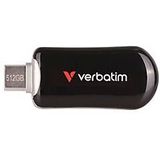 Verbatim - Plectra - USB-stick - Zwart - 512GB - USB-C
