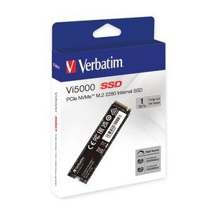 Verbatim Vi5000 SSD - 1TB NVMe PCIe M.2 - 5000 MB/s Lees - 4500 MB/s Schrijf