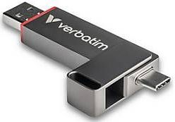 Verbatim USB-Stick Dual QuickStick, 128GB,  USB-C & USB-A USB 3.2 (gen1)