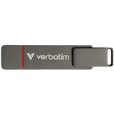 Verbatim - Dual QuickStick - USB-Stick - Zwart - Metalen Behuizing - 550 MB/s Leessnelheid
