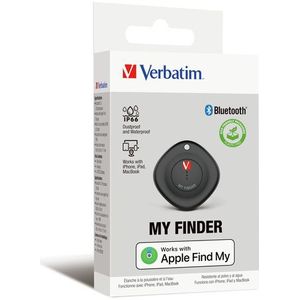 Verbatim - My Finder - Bluetooth Tracker - Wit - Compatibel met Apple Find My