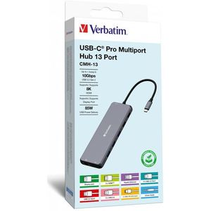 Verbatim USB-C Pro Multiport Hub 13 Port CMH-13