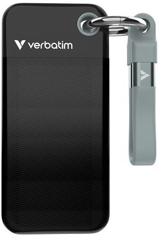 Verbatim Pocket SSD 1TB - USB 3.2 Gen 2 - Zwart/Grijs