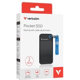 Verbatim - Pocket SSD - 1TB - Zwart - USB 3.2 Gen 2 - 10 Gbps