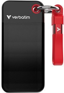 Verbatim - Pocket SSD - USB 3.2 Gen 2 - Zwart - 58g - 97mm