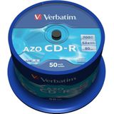 Verbatim CD-R AZO Crystal 700 MB 52x 50 stuk(s)