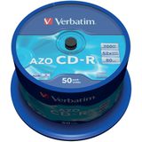 Verbatim CD-R AZO Crystal 700 MB 52x 50 stuk(s)