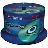Verbatim CD-R, 700MB/80min, 52x, spindel (50 x), Optische gegevensdrager