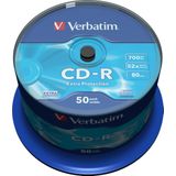 Verbatim CD-R Extra Protection 700 MB 52x 50 stuk(s)