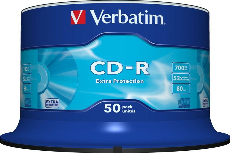 Verbatim CD-R Extra Protection 700 MB 52x 50 stuk(s)