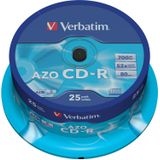 Verbatim CD-R AZO Crystal 700 MB 52x 25 stuk(s)