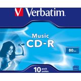 Verbatim CD-R - 700MB - Jewelcase - 10 Stuks