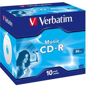 Verbatim CD-R - 700MB - Jewelcase - 10 Stuks