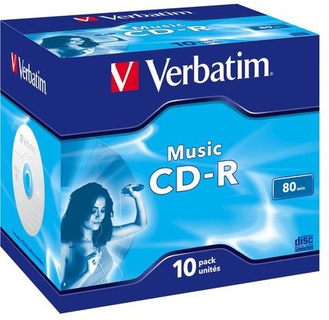 Verbatim CD-R - 700MB - Jewelcase - 10 Stuks