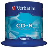 Verbatim 43411 CD-R 80 disc 700 MB 100 stuk(s) Spindel