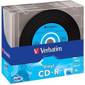 Verbatim CD-R AZO Data Vinyl 700 MB 52x 10 stuk(s)