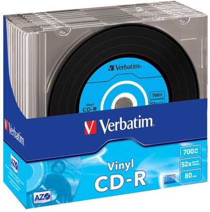 Verbatim CD-R AZO Data Vinyl 700 MB 52x 10 stuk(s)