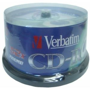 Verbatim CD-R discs op spindel - 52-speed - 700 MB / 80 minuten / 25 stuks