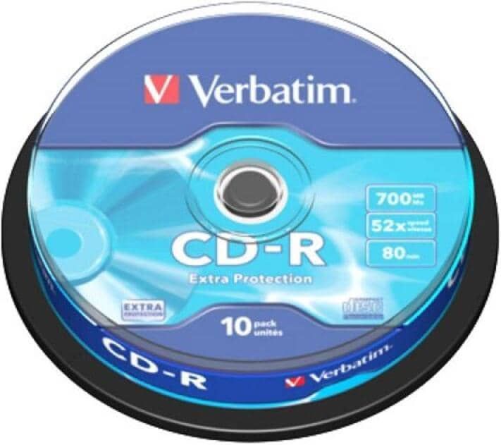 Verbatim CD-R Extra Protection 700 MB 52x 10 stuk(s)