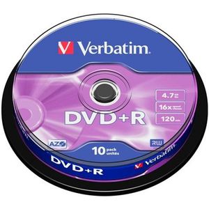 DVD+R Verbatim DVD+R Matt Silver 4.7 GB 16x 10 pcs
