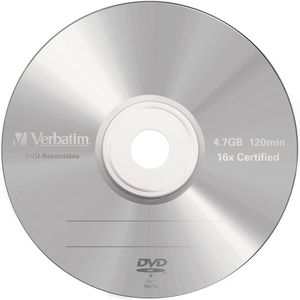 DVD-R Verbatim DVD-R Matt Silver (5 Stuks)