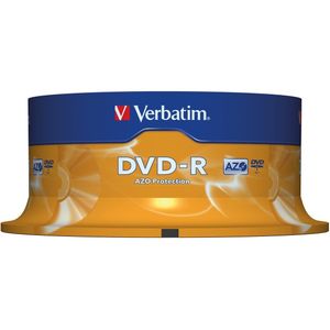 Verbatim DVD-R discs op spindel - 16-speed - 4,7 GB / 25 stuks
