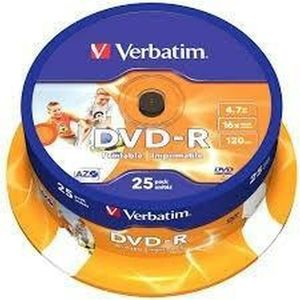 Verbatim 43538 DVD-R disc 4.7 GB 25 stuk(s) Spindel Bedrukbaar