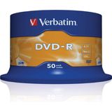 Verbatim DVD-R Matt Silver 4,7 GB 50 stuk(s)