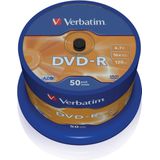 Verbatim DVD-R Matt Silver 4,7 GB 50 stuk(s)