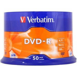 Verbatim DVD-R Matt Silver 4,7 GB 50 stuk(s)
