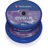 Verbatim 43550 DVD+R Matt Silver Stuks / Spindel