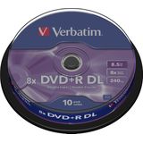 Verbatim - DVD+R DL x 10 - 8.5 GB - Speichermedium