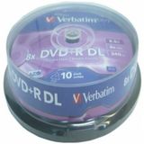 Verbatim 43666 DVD+R DL disc 8.5 GB 10 stuk(s) Spindel