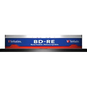 Verbatim BD-RE SL 25GB 2x 10 Pack Spindle 10 stuk(s)