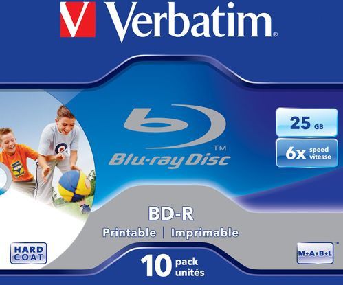 Verbatim - Bd-R - Optische Gegevensdrager - 10 Stuks