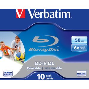 Verbatim - 43736 - BluRay BD-R DL - 10 Stuks - Optische Gegevensdrager