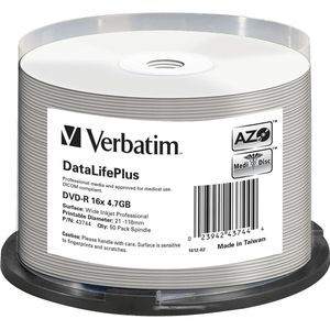 Verbatim DataLifePlus 4,7 GB DVD-R 50 stuk(s)