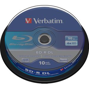 Verbatim 43746 Blu-ray BD-R DL disc 50 GB 10 stuk(s) Spindel