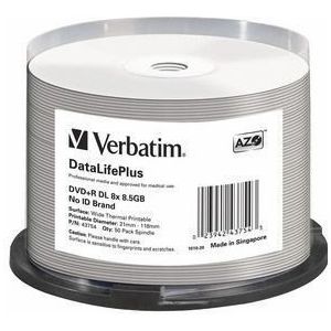 Verbatim DVD+R DL (50 x), Optische gegevensdrager