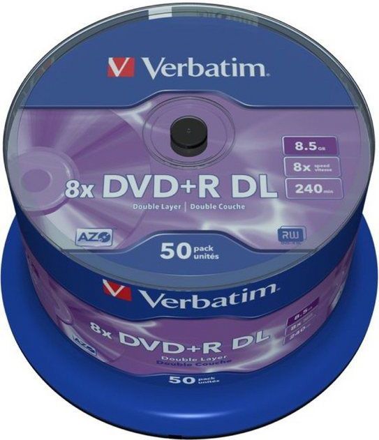Verbatim - DVD-R - 16x - 4.7GB - Dubbelzijdig - Hardcoat Scratch Guard