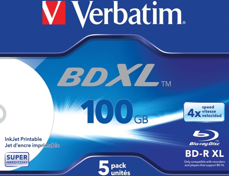 Verbatim Blu-ray BD-R 100 GB 5 Stuks
