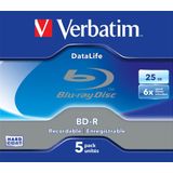 Verbatim DataLife 6x BD-R 25 GB 5 stuk(s)