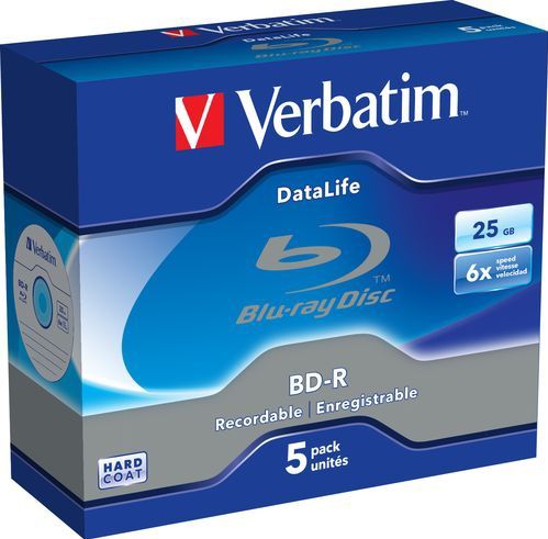 Verbatim DataLife 6x BD-R 25 GB 5 stuk(s)