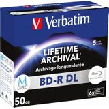 Verbatim MDISC BD-R DL 50 GB 5 stuk(s)