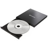 Verbatim - Slimline CD/DVD ReWriter - Externe Drive - Zwart - USB-C
