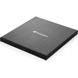 Verbatim Slimline - DVD±RW (±R DL) drive - USB 3.2 Gen 1 - Extern - DVD writer - USB 3.2 Gen 1 - Zwart